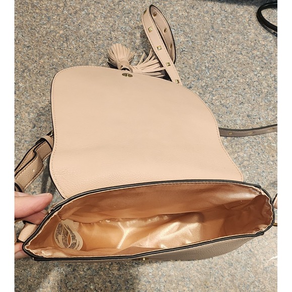 VICTORIA'S SECRET‎ Bag Small Crossbody Purse Studded Faux Leather Light Pink - Picture 8 of 11